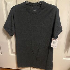 Champion Short Sleeve Crew T-Shirt in Charcoal Gray